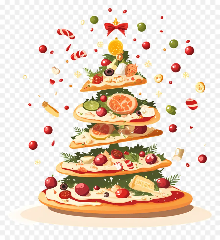 Ingrédients De La Pizza，Arbre à Pizza PNG