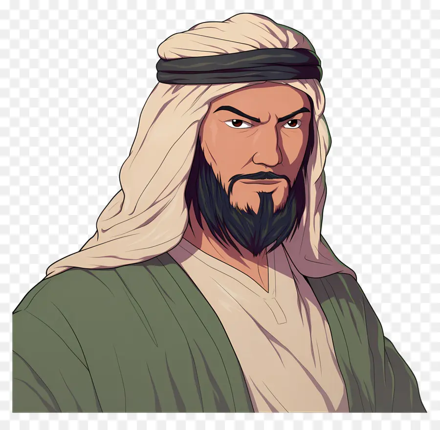 Homme Arabe，Barbu PNG