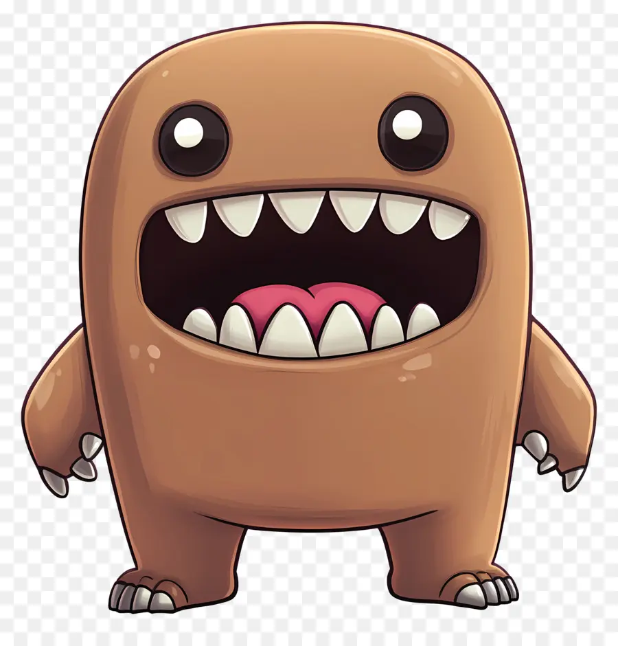 Domo Kun，Monstre Marron PNG