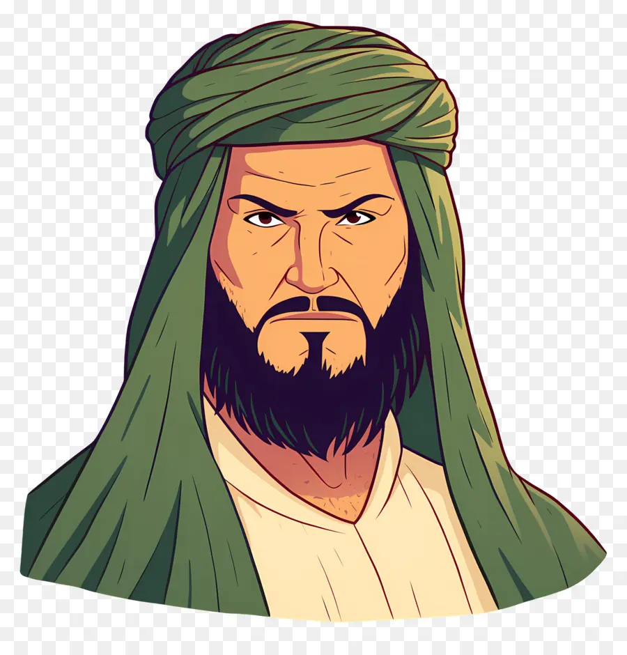 Homme Arabe，Barbu PNG