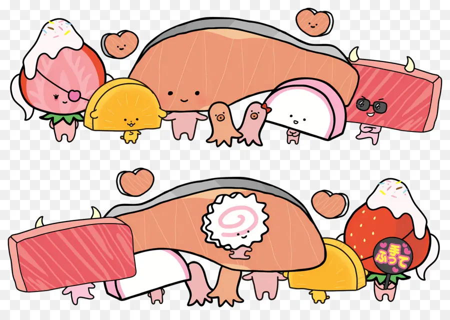 Kirimichan，Personnages Alimentaires Mignons PNG