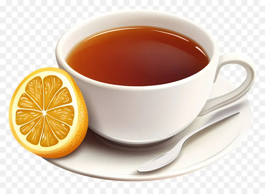 Thé Au Citron，Tasse De Thé Au Citron PNG