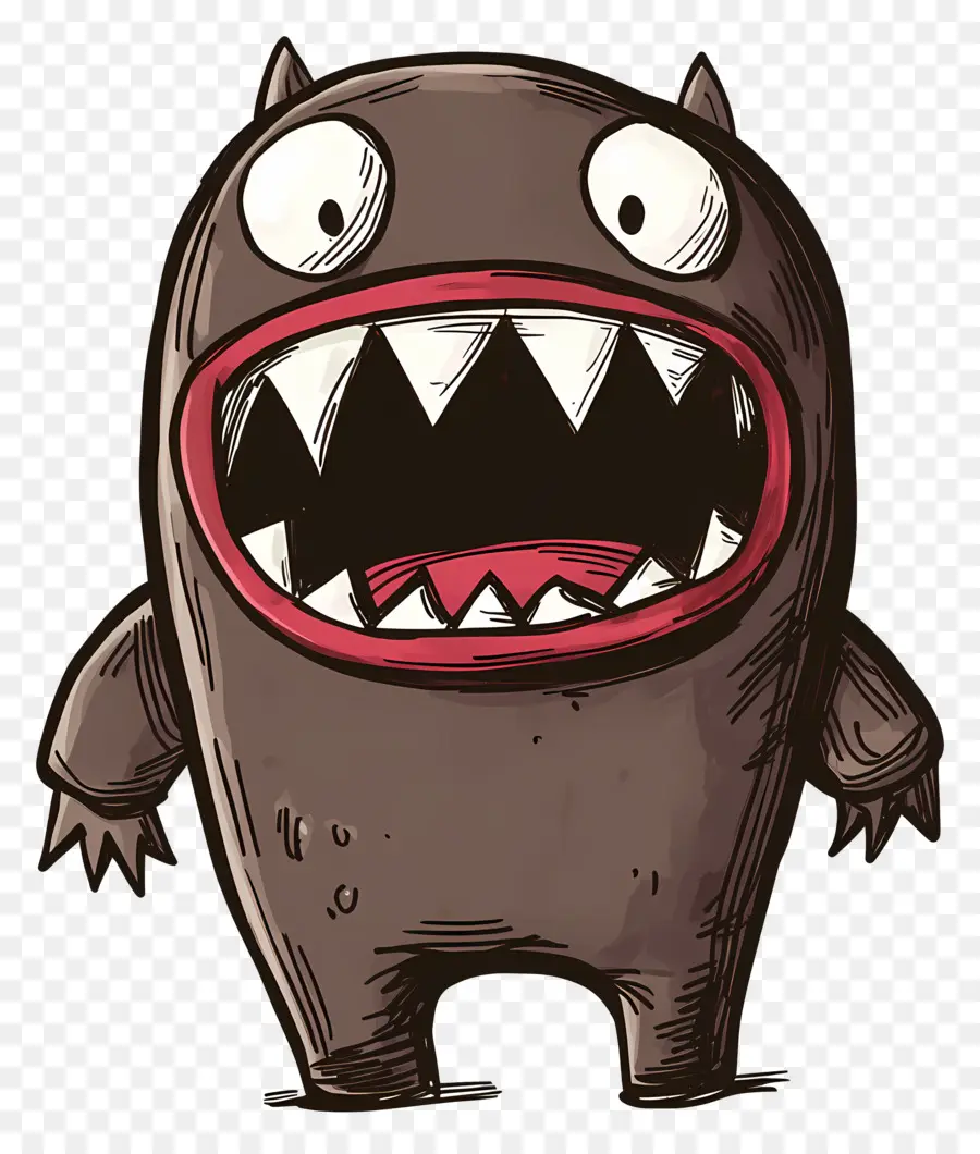 Domo Kun，Monstre De Dessin Animé PNG