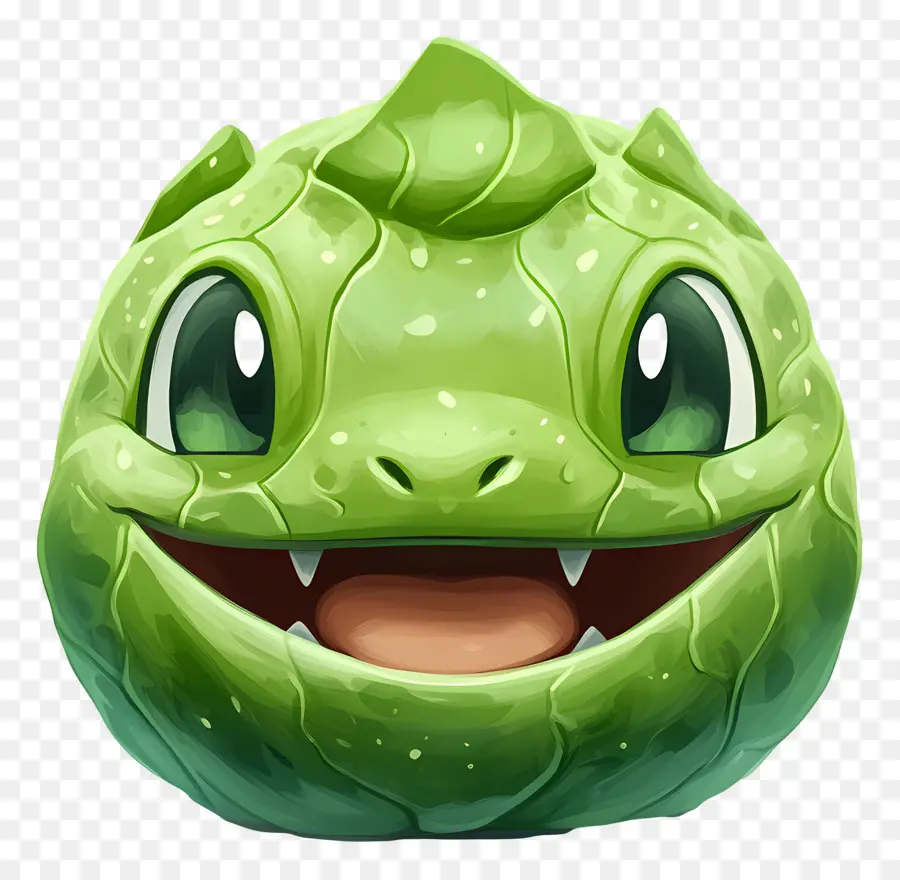 Bulbizarre，Reptile De Dessin Animé Vert PNG