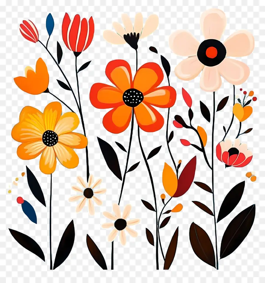 Fond De Fleurs，Fleurs PNG