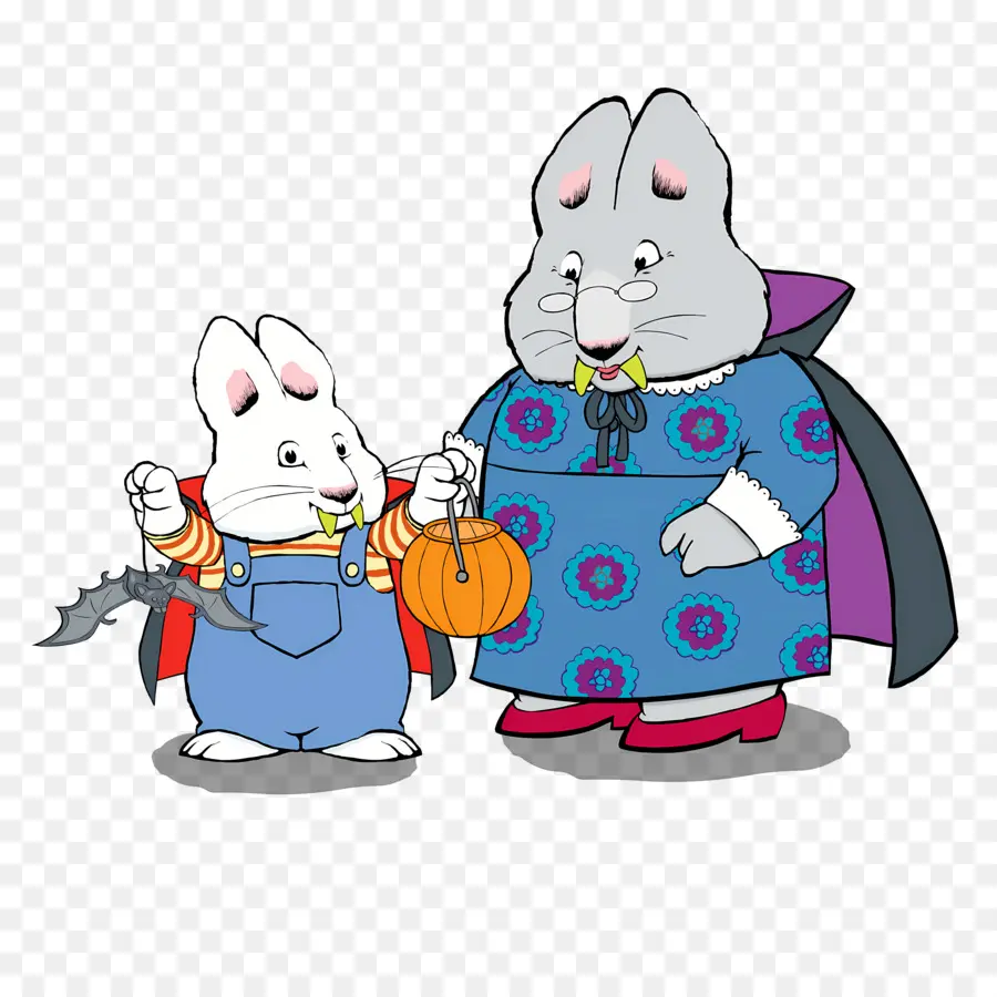 Max Rubis，Lapin En Costume D'halloween PNG