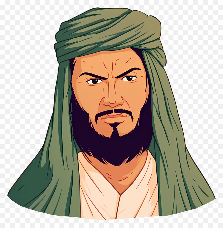 Homme Arabe，Barbu PNG