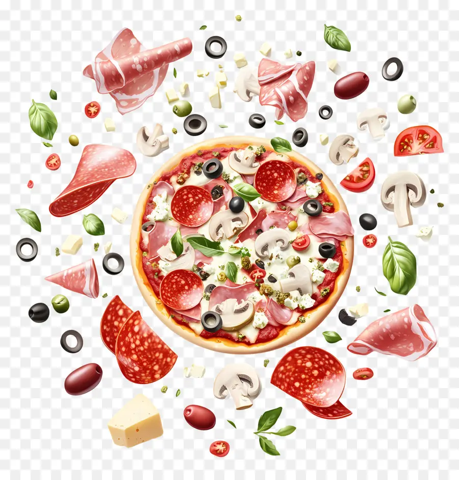 Ingrédients De La Pizza，Fromage PNG