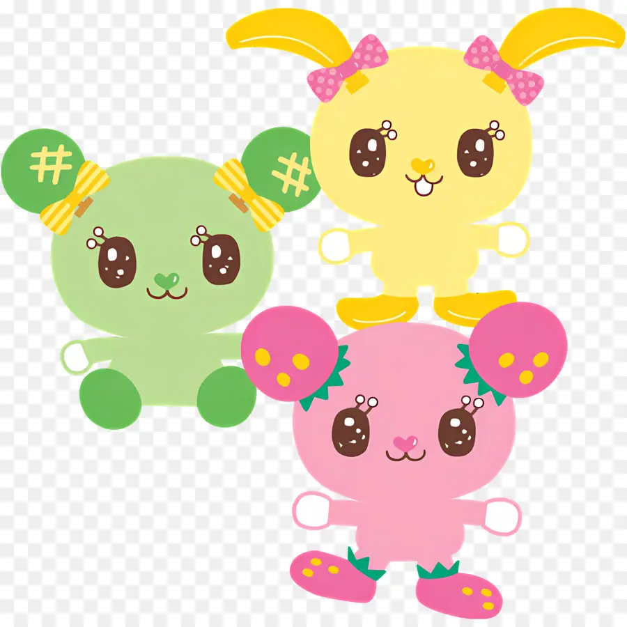 Pop Nberry，Animaux Colorés PNG