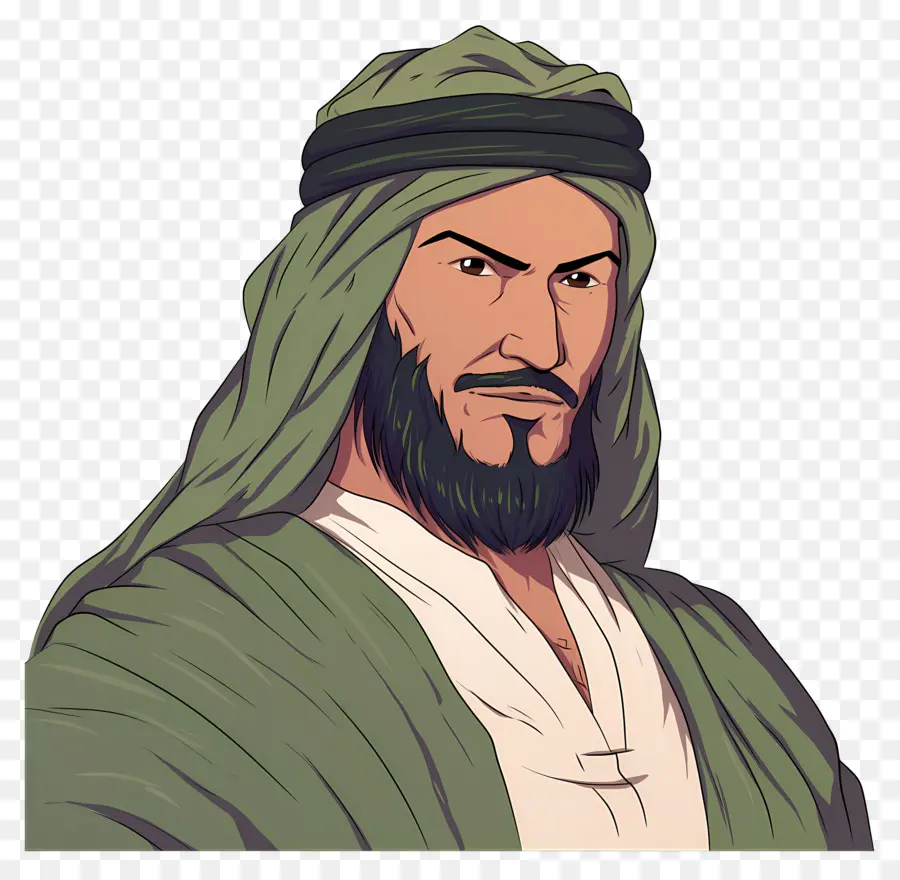 Homme Arabe，Barbu PNG