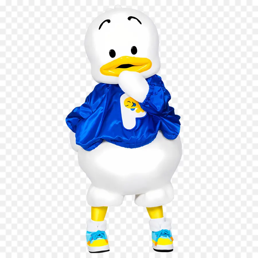 Pekklé，Canard En Tenue Bleue PNG