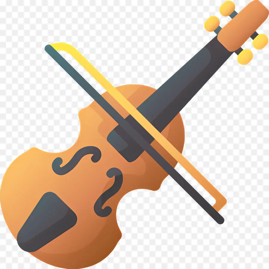 Violon，Violon Orange PNG