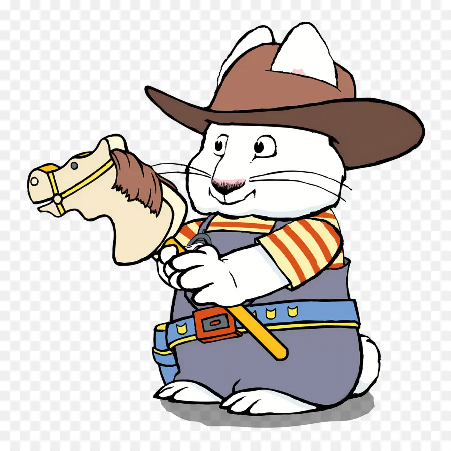 Max Rubis，Cowboy Lapin Blanc PNG