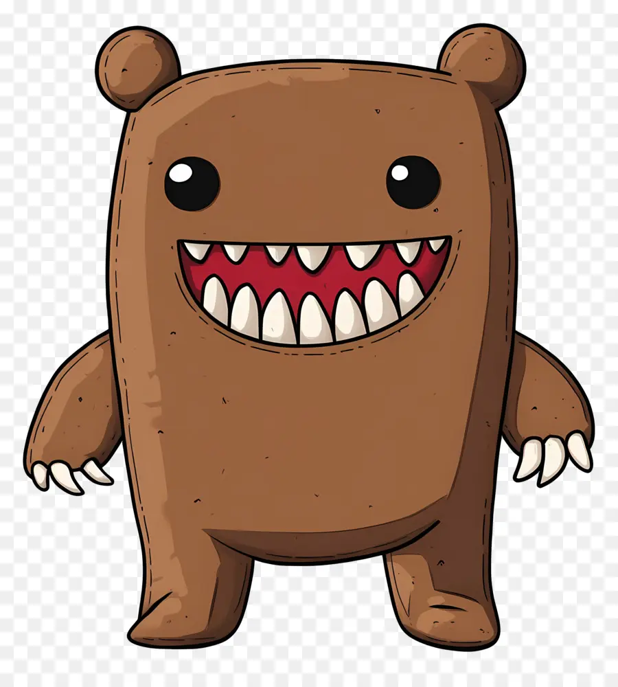 Domo Kun，Monstre Marron PNG