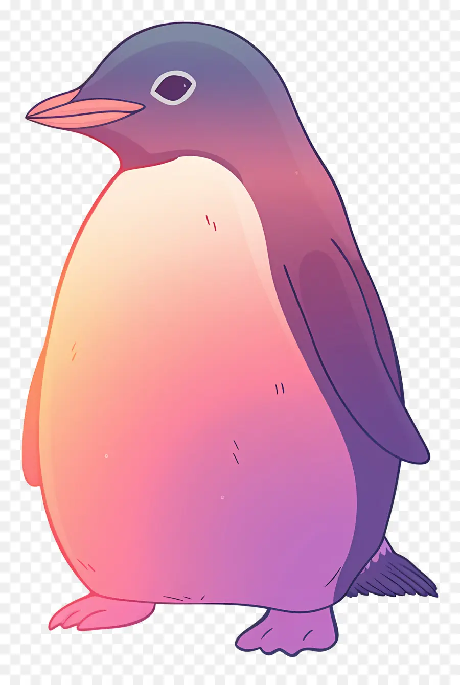 Pingouin De Noël，Pingouin Coloré PNG