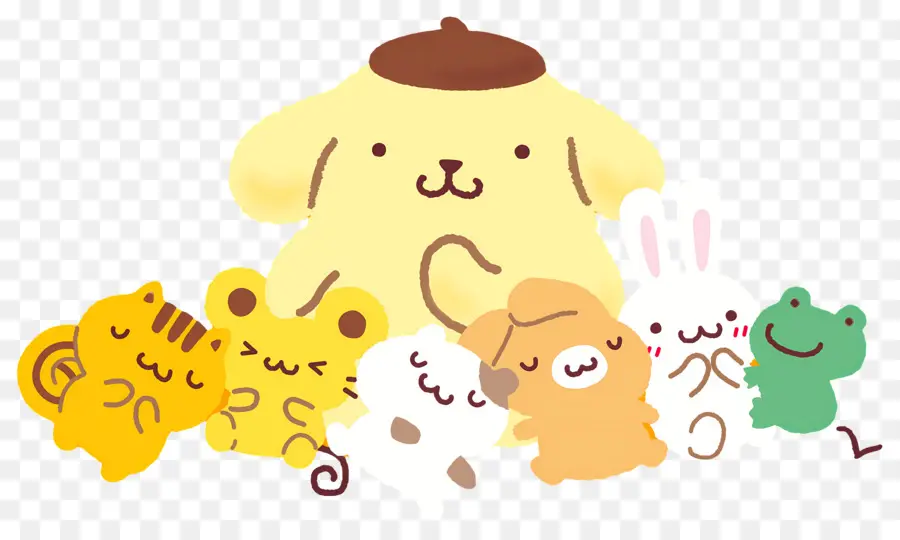 Pompompurin，Groupe D'animaux Mignons PNG