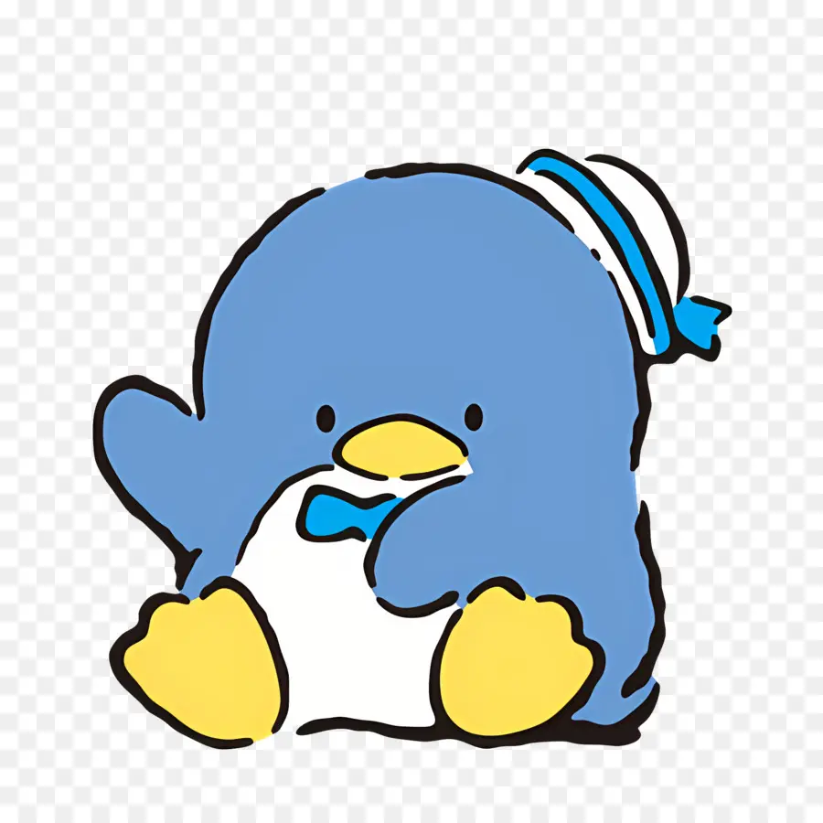 Tuxedosam，Pingouin Bleu PNG