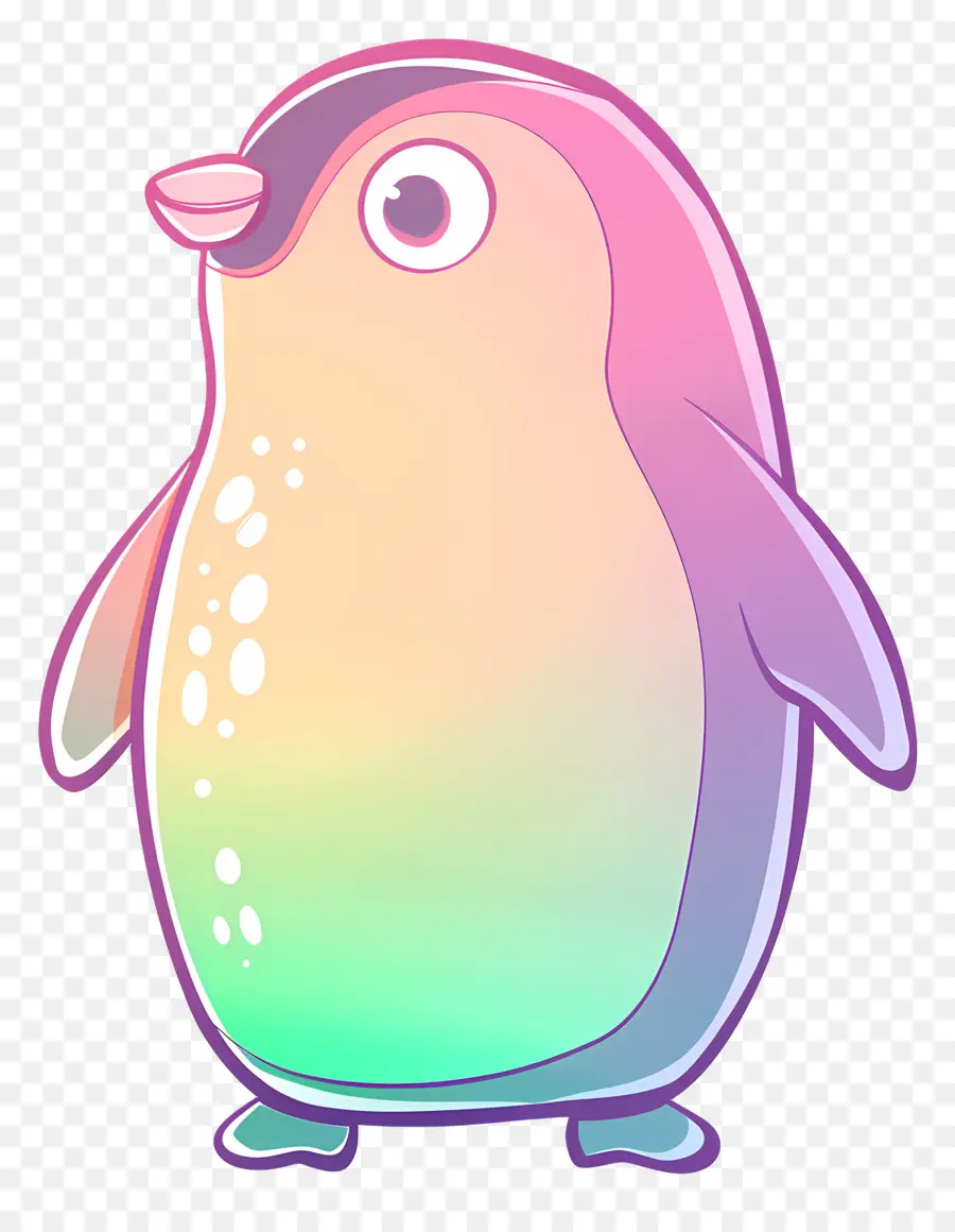 Pingouin De Noël，Pingouin Coloré PNG