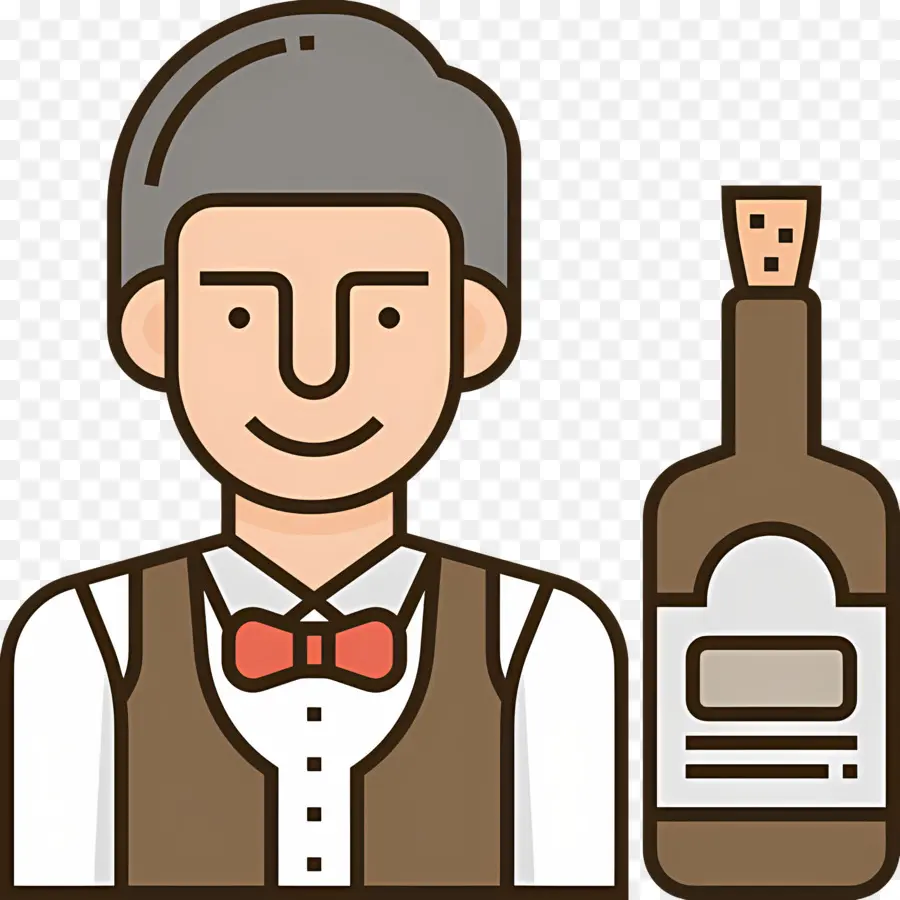 Barman，Bouteille PNG