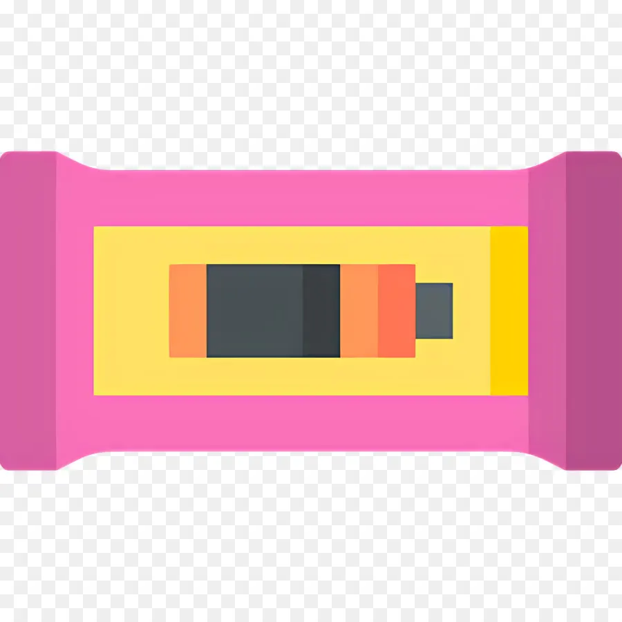 Barre énergétique，Batterie Rose PNG