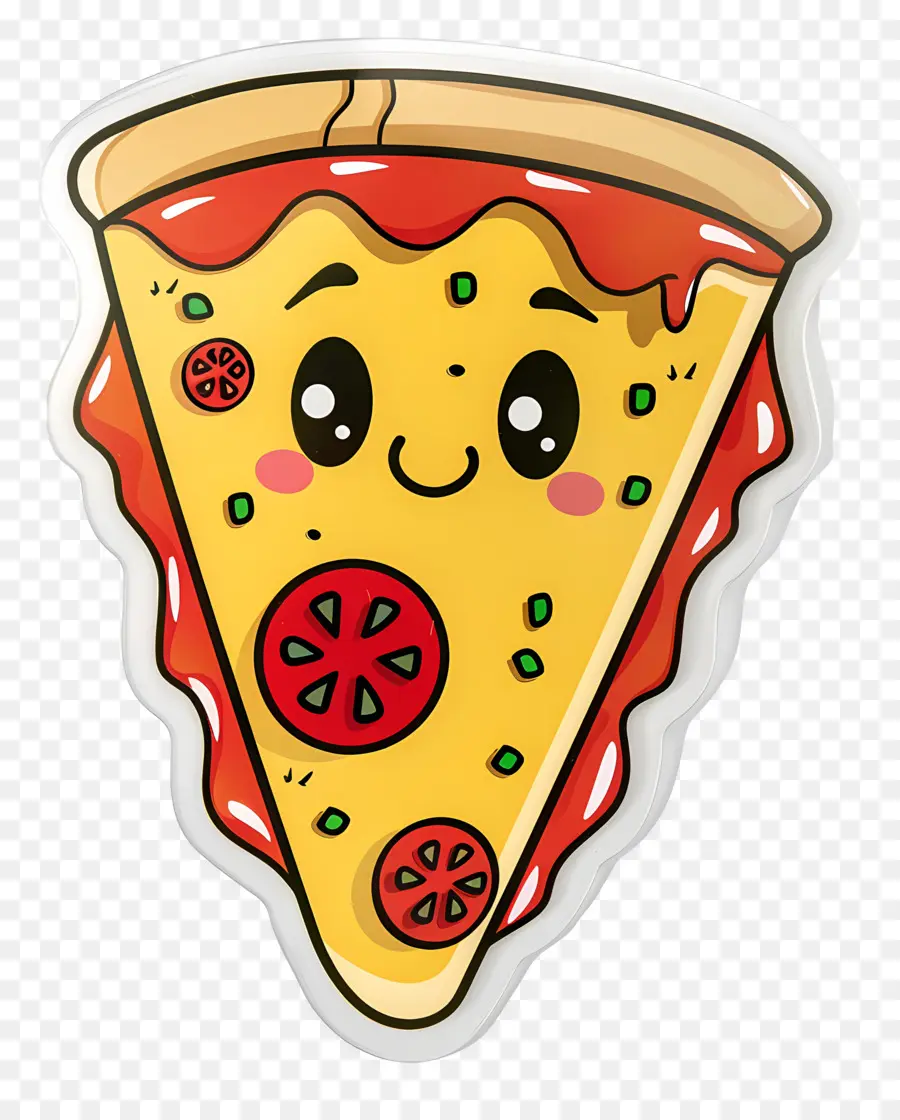 Tranche De Pizza，Dessin Animé PNG