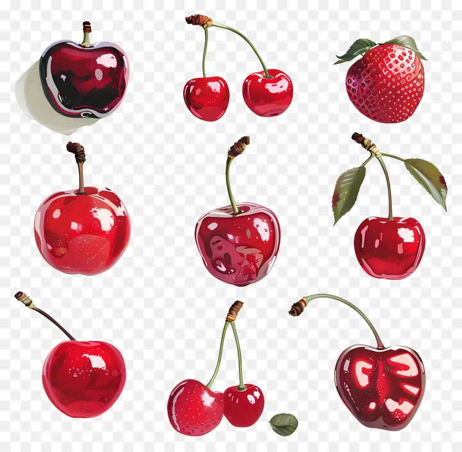 Cerise，Fruits PNG