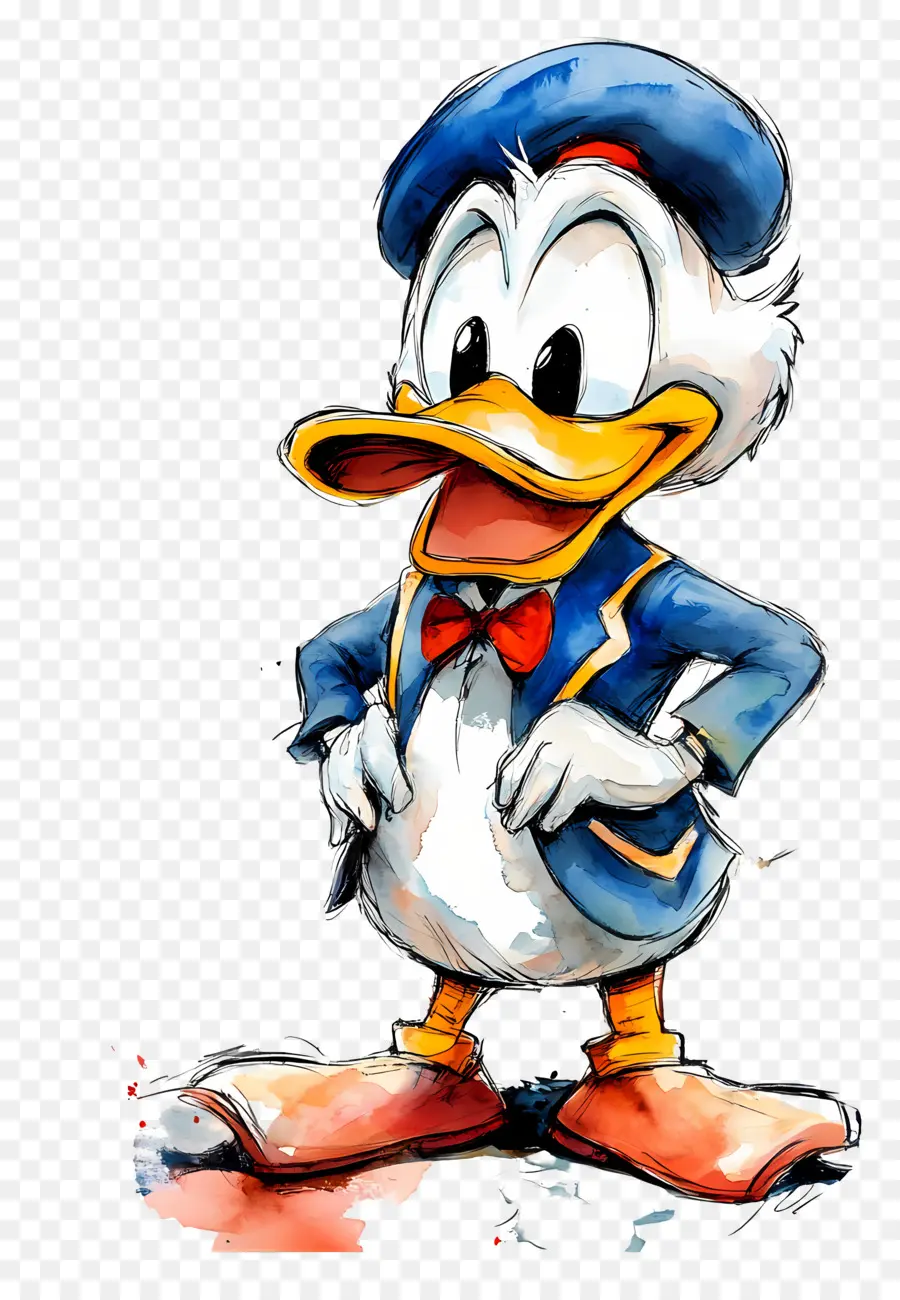 Donald Canard，Canard De Dessin Animé PNG