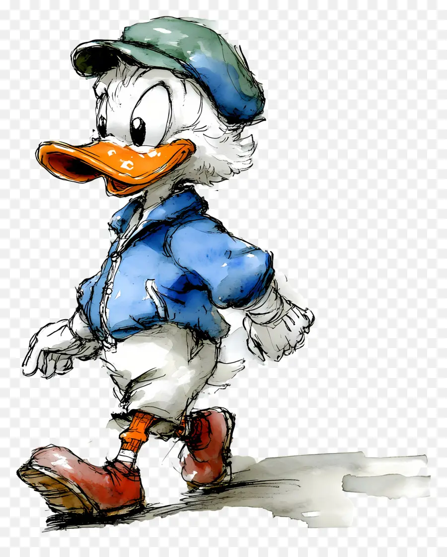 Donald Canard，Canard De Dessin Animé PNG