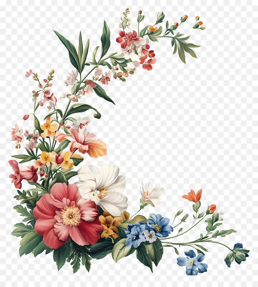 Coin Des Fleurs，Bouquet PNG