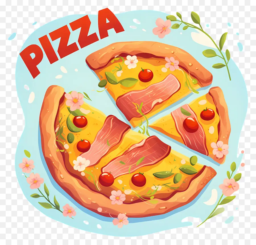 Pizza Au Fromage，Pizza Avec Garnitures PNG