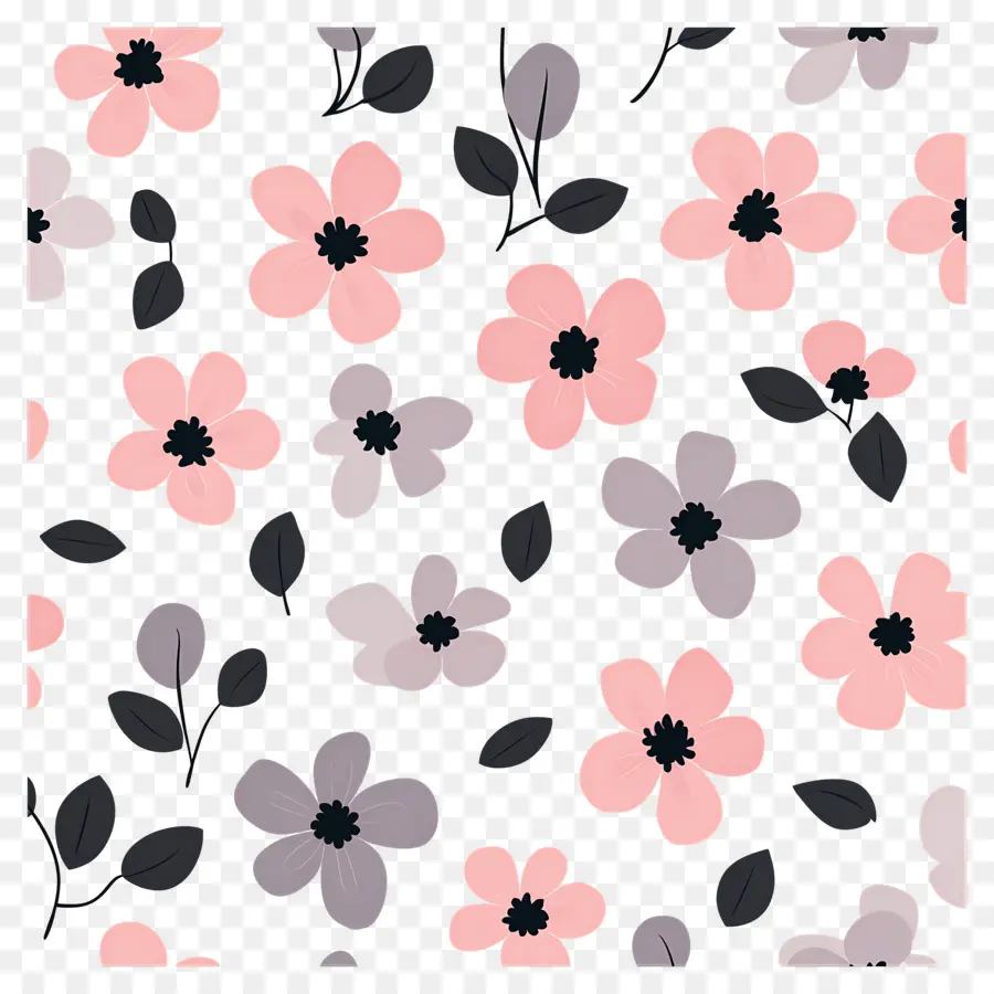 Fond De Fleurs，Motif Floral PNG