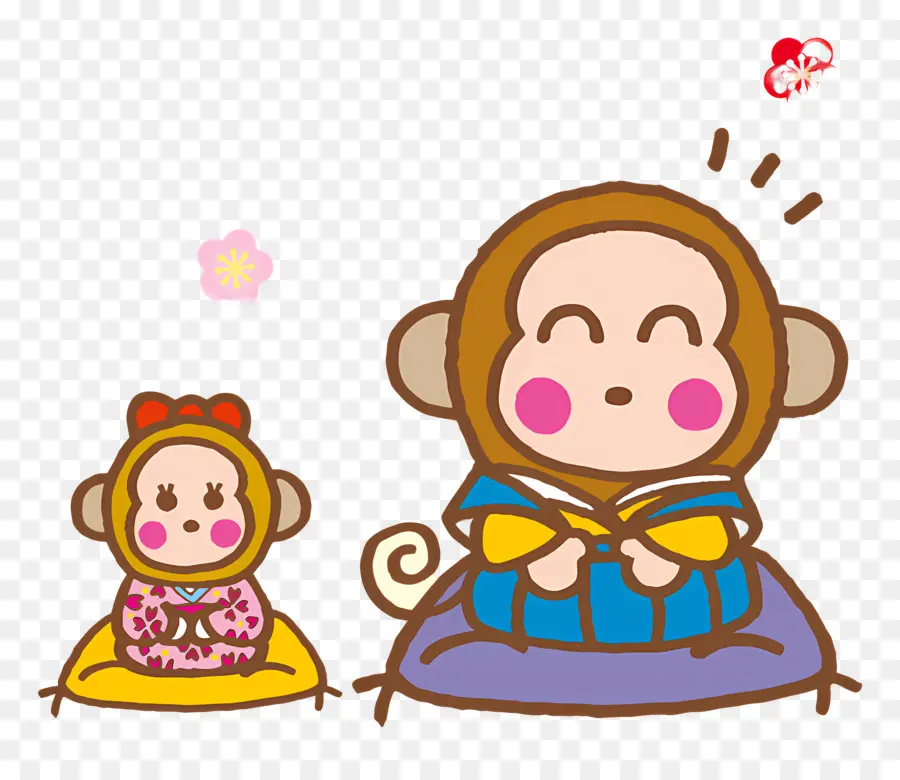 Monkichi，Dessin Animé De Singe PNG