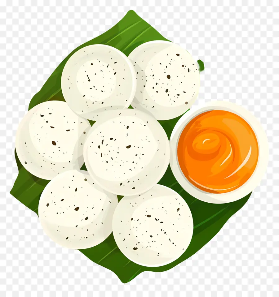 Idli，Idli Et Chutney PNG