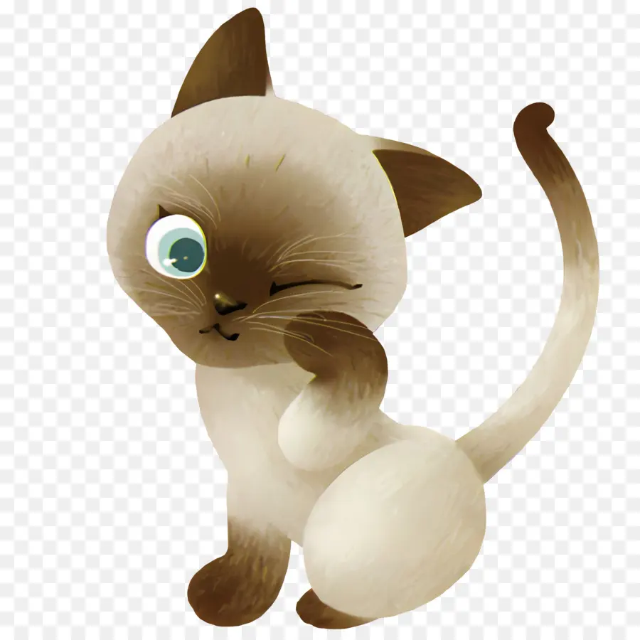 Pattes De Moustiques，Chat Qui Fait Un Clin D'œil PNG