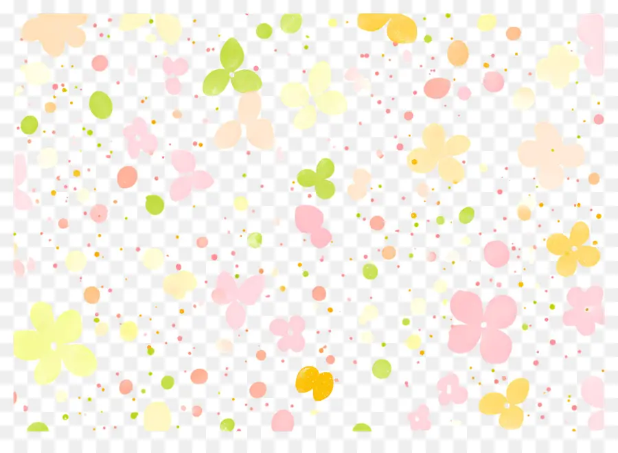 Fond De Fleur，Fleurs Pastel PNG