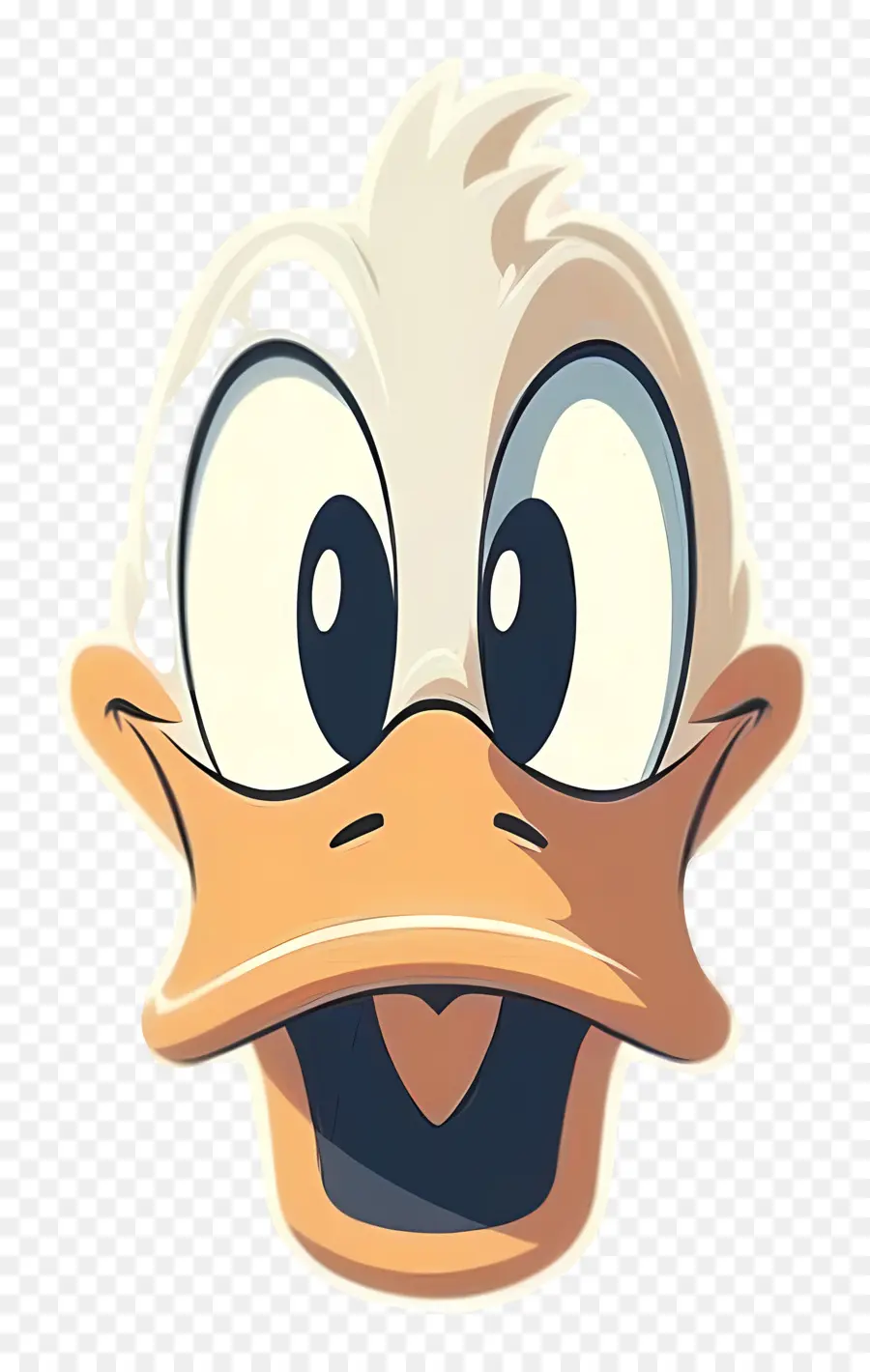 Donald Canard，Visage De Canard PNG