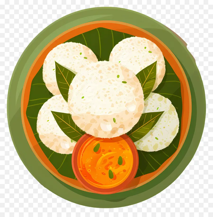 Idli，Idli Au Chutney PNG