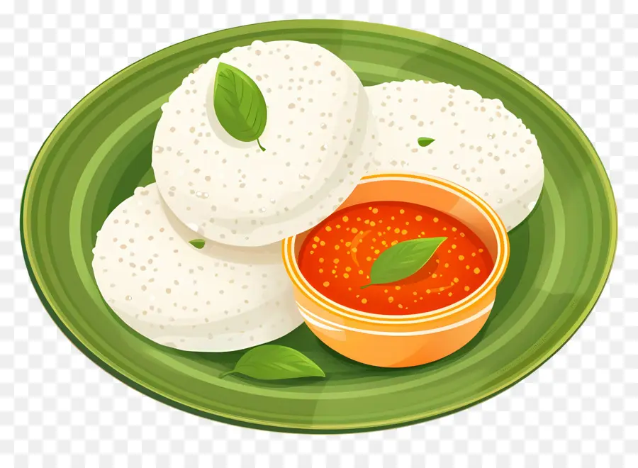 Idli，Idli Au Chutney PNG