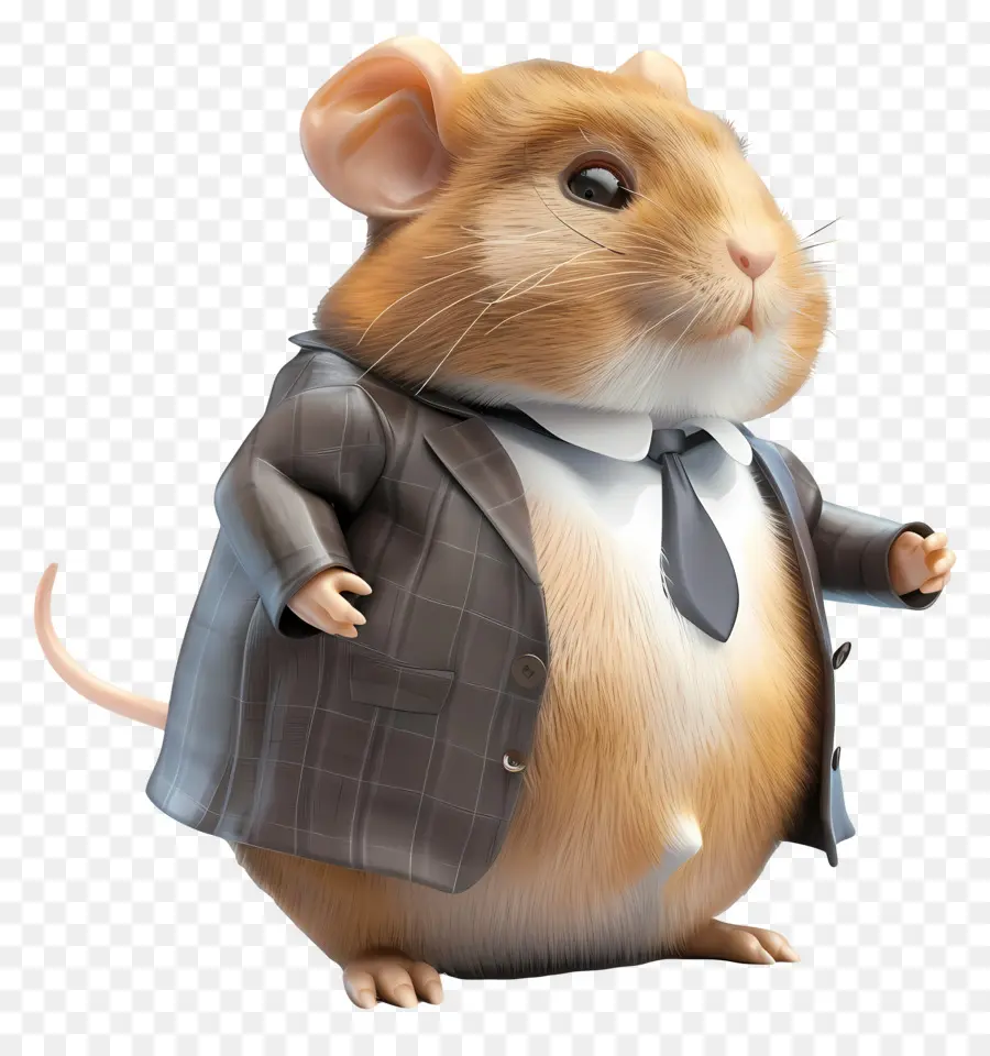 Hamster，Souris En Costume PNG