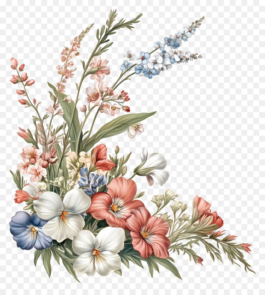 Coin Des Fleurs，Bouquet PNG