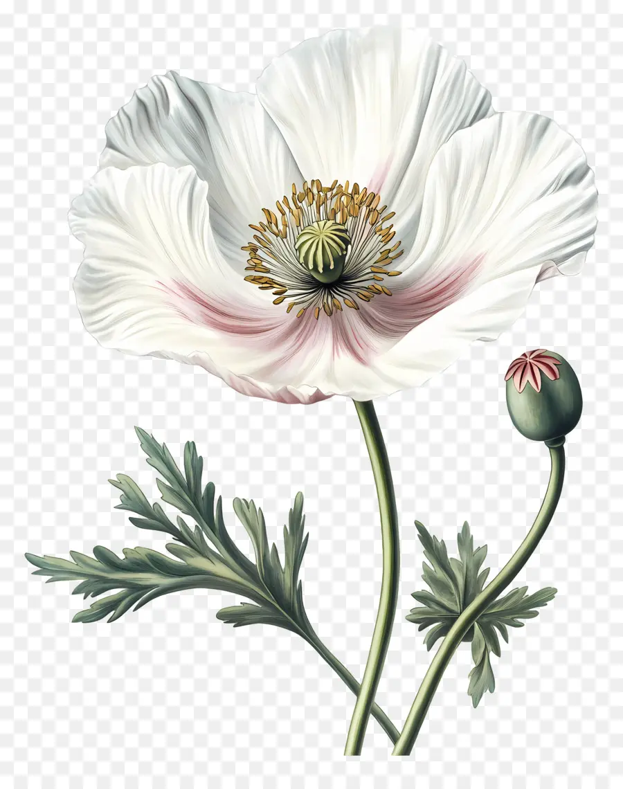 Fleur Millésime，Fleur Blanche PNG