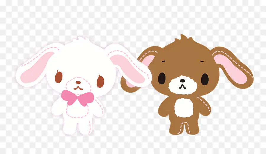 Les Sugarbunnies，Deux Chiens Mignons PNG