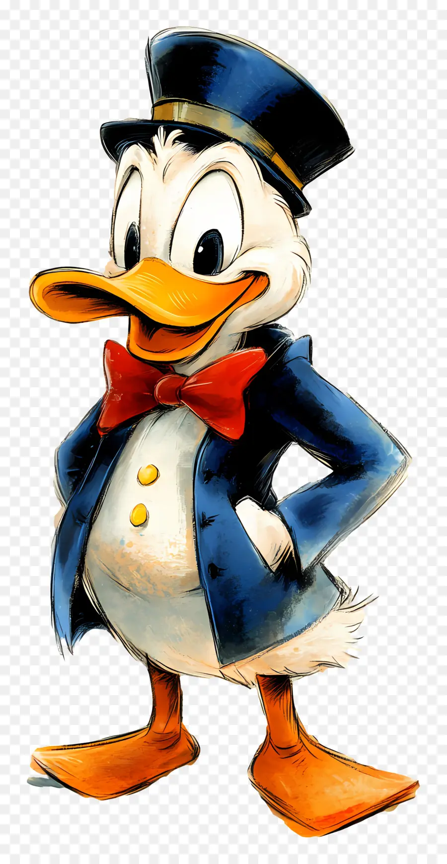 Donald Canard，Canard En Costume PNG