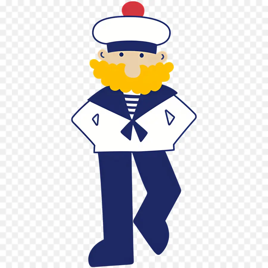 Capitaine Willy，Marin Avec Barbe PNG