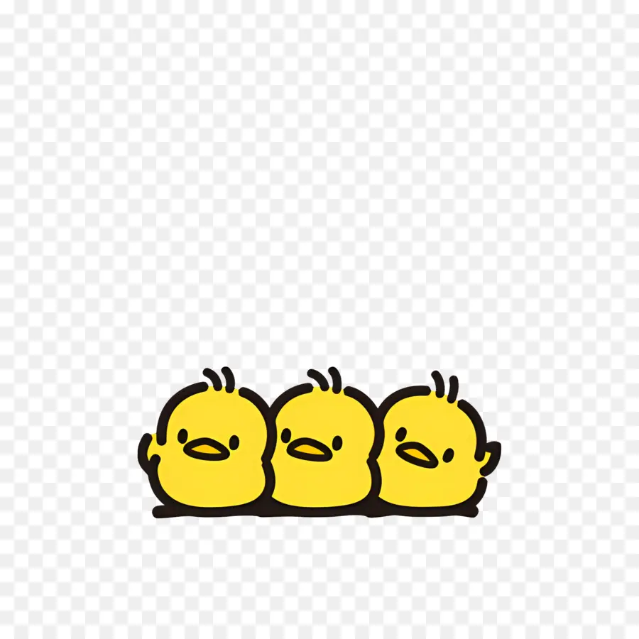 Pochacco，Poussins Jaunes PNG