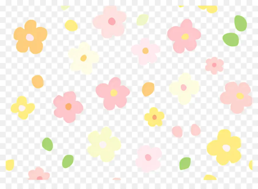 Fond De Fleur，Fleurs Pastel PNG