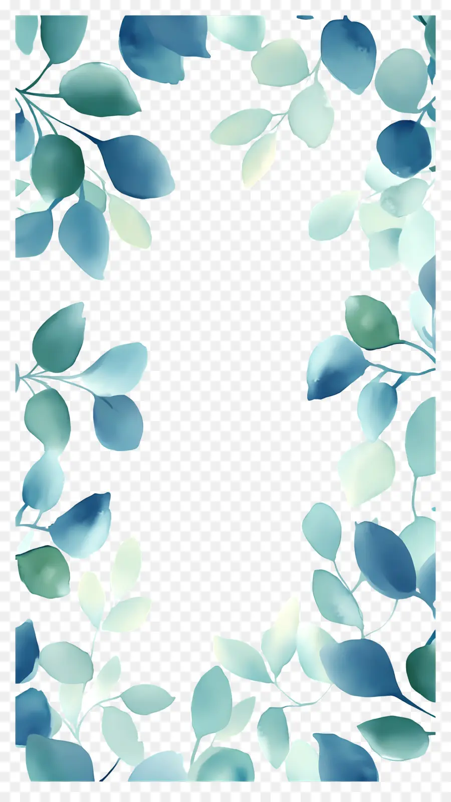 Fond De Fleurs，Bordure De Feuille PNG