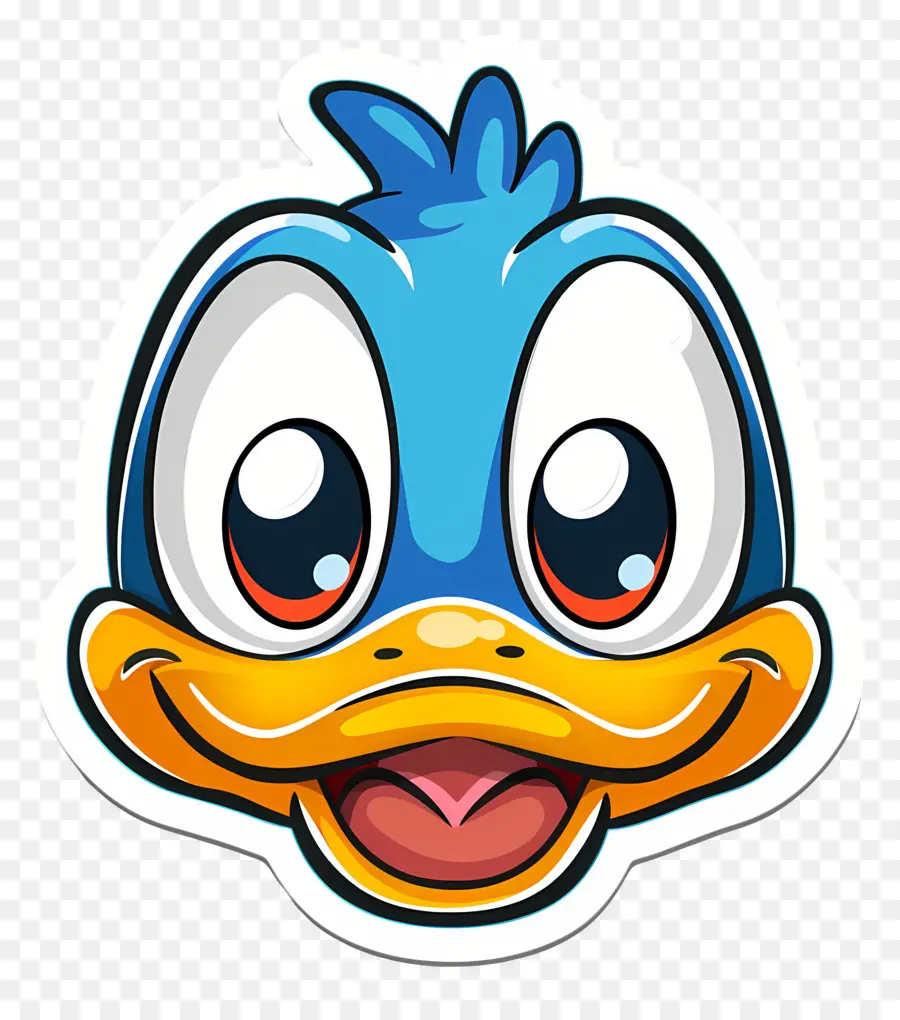 Donald Canard，Visage De Canard PNG