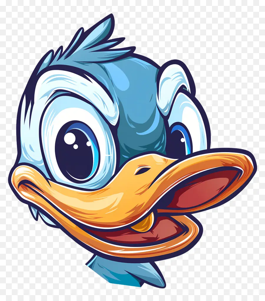 Donald Canard，Canard De Dessin Animé Bleu PNG