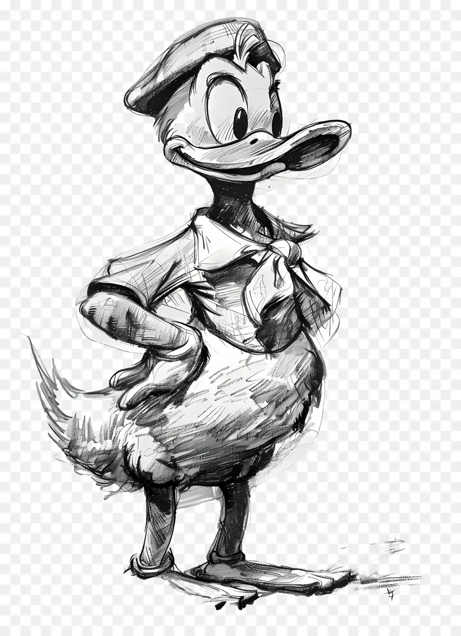 Donald Canard，Canard De Dessin Animé PNG